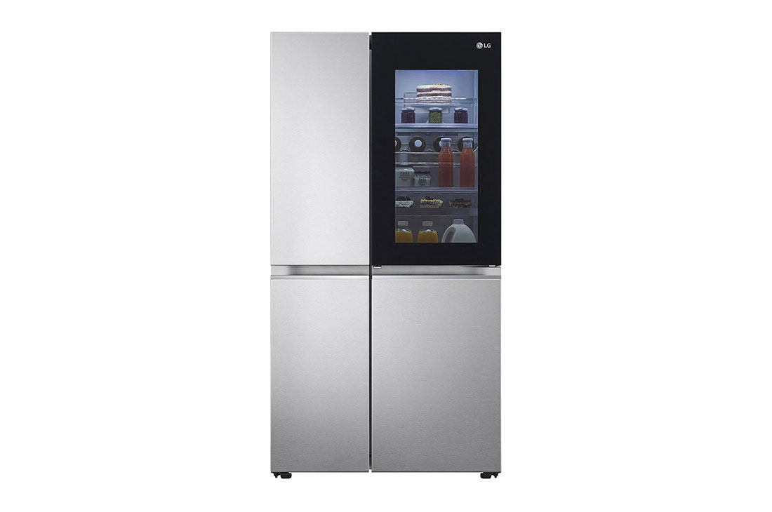 LG 694L side-by-side-fridge with InstaView Door-in-Door? in New Noble Steel, GS-Q6472NS, GS-Q6472NS
